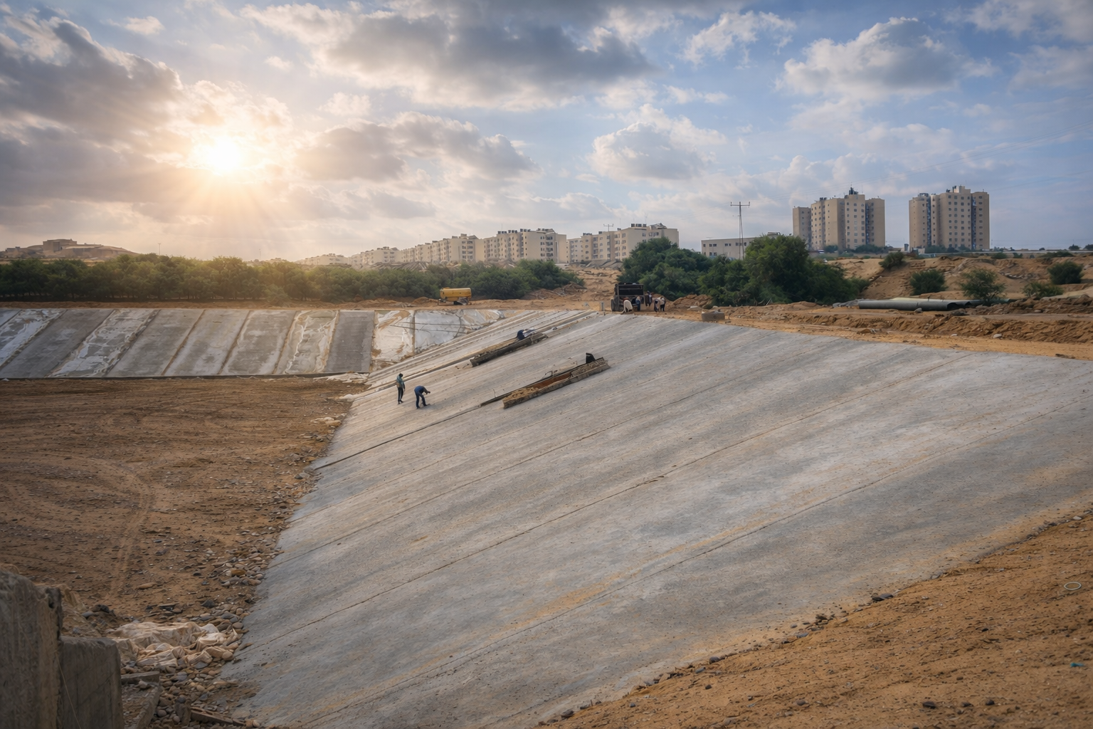 Construction of Beit Lahia Stormwater Infiltration Basin